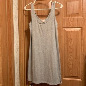 Olsenboye Tank Dress — Gray — Size XL